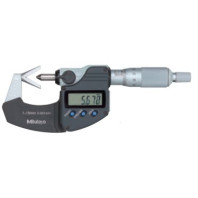 MITUTOYO Digitální třmenový mikrometr DIGIMATIC 1-15 mm s prizmatickým měřícím dotekem a výstupem dat, 314-261-30